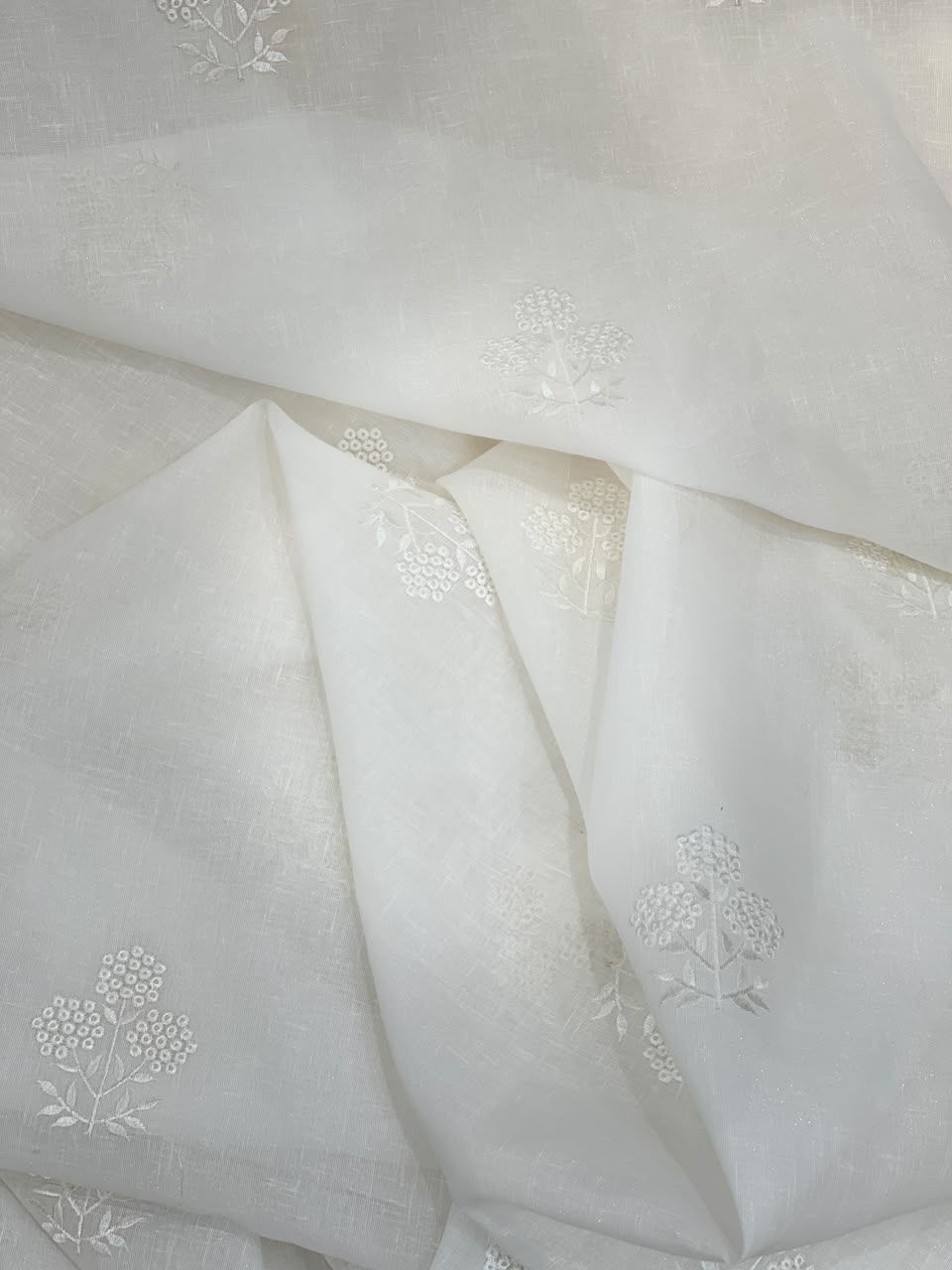 Pom Sheer Curtain – close-up detail | Venia Home