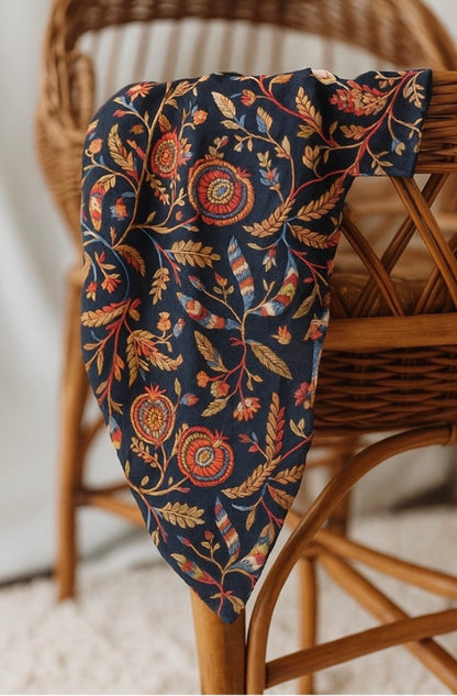 Pomegranate Grove Fabric – room setting | Venia Home