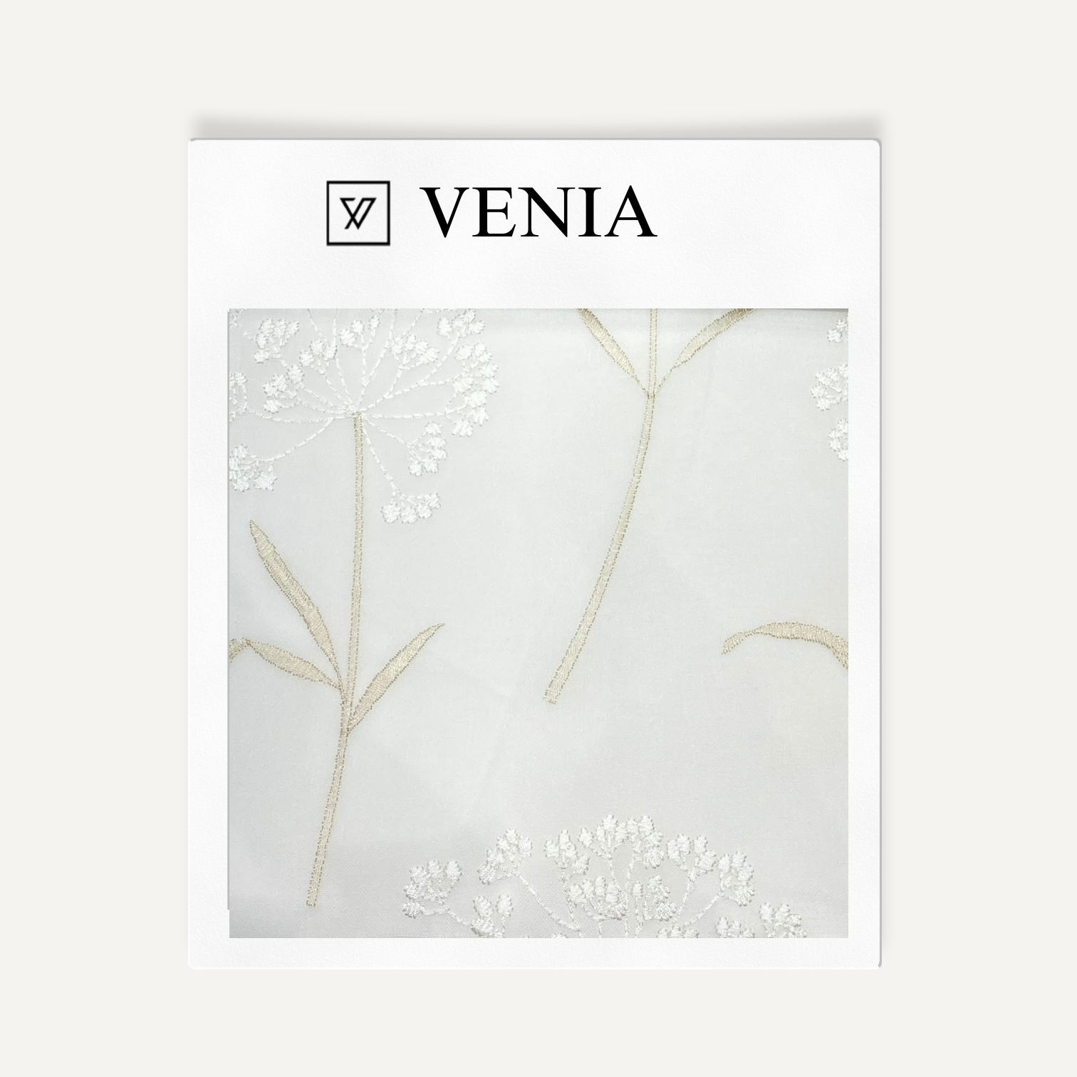 Queen Anne Sheer Curtain – classic embroidered sheer curtain fabric | Venia Home