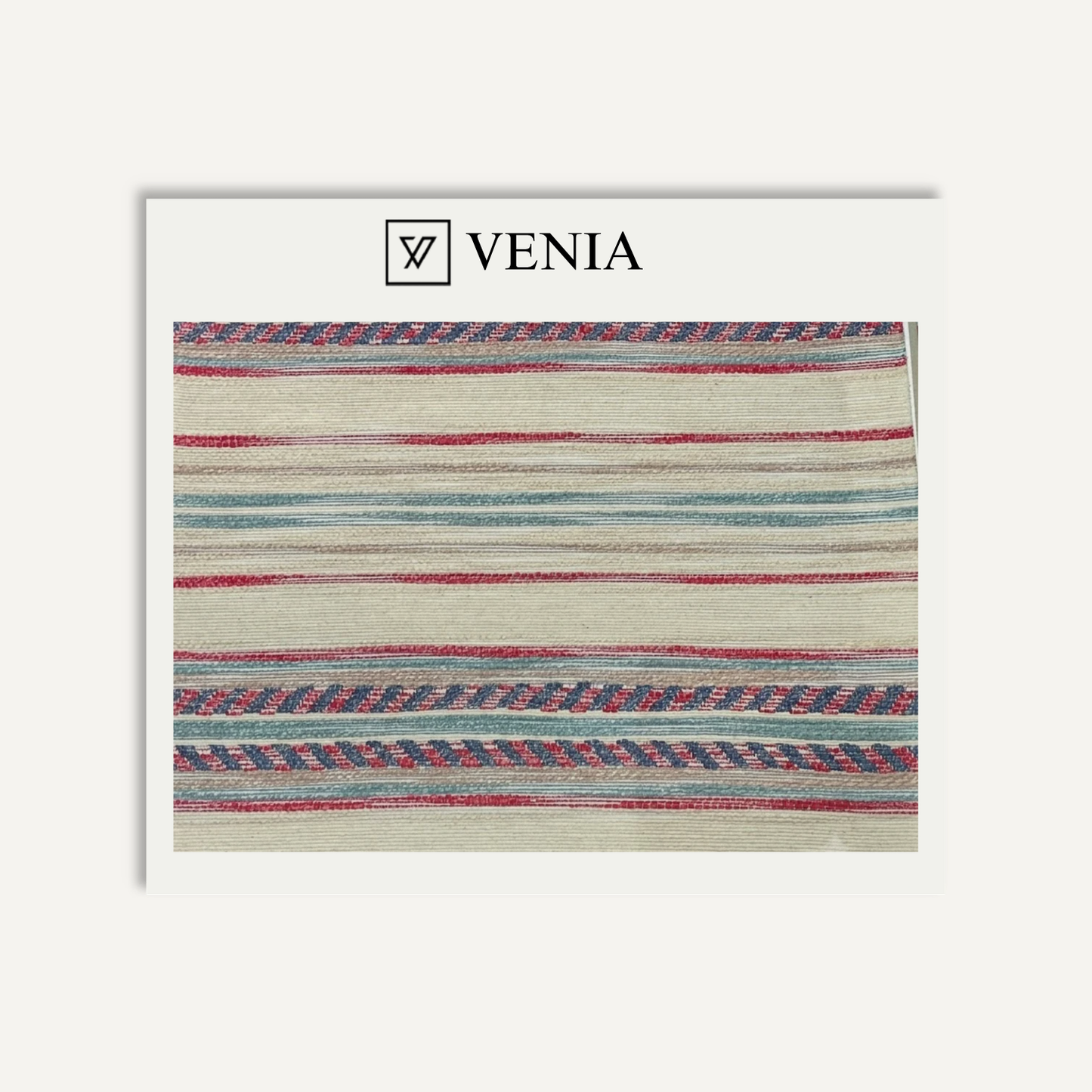 Regatta Stripe Fabric – nautical striped curtain and upholstery fabric | Venia Home