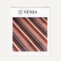 Retro Diagonal Stripe Blush – striped upholstery and curtain fabric | Venia Home