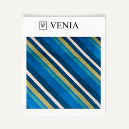 Retro Diagonal Stripe Navy