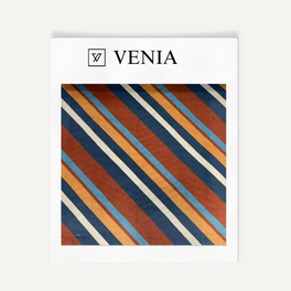 Retro Diagonal Stripe Sundown