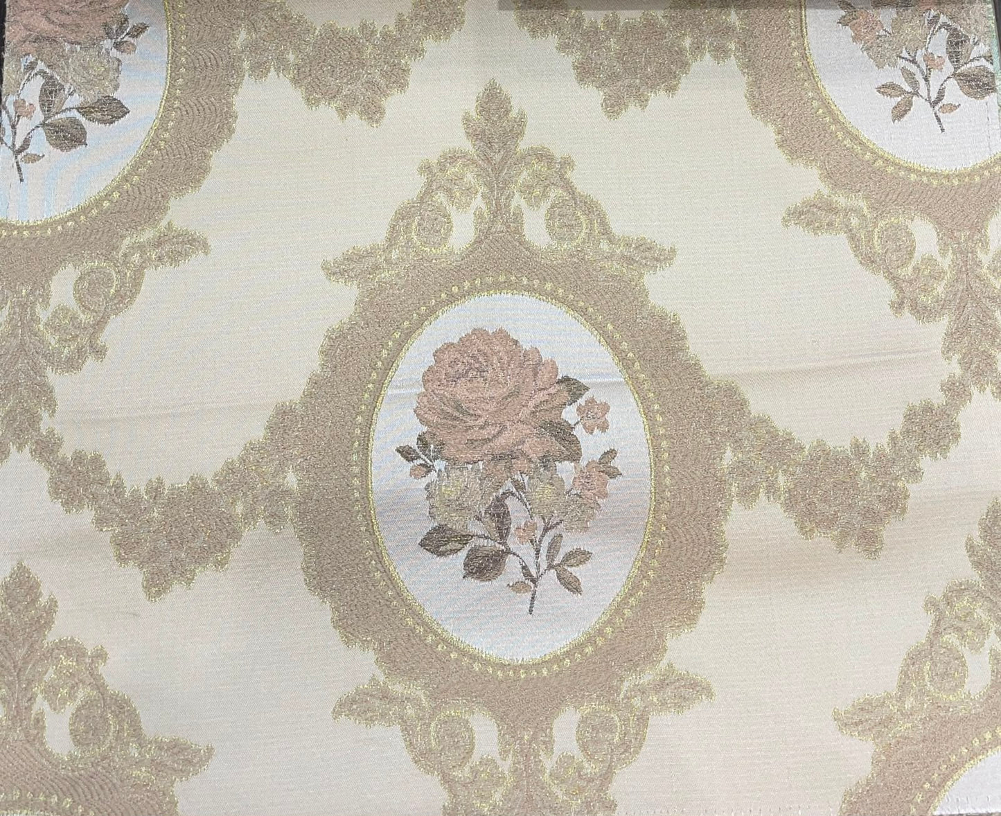 Rosalie Fabric Ivory and Blush – room setting | Venia Home