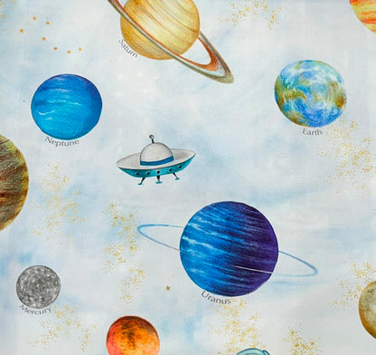Solar System Fabric – room setting | Venia Home