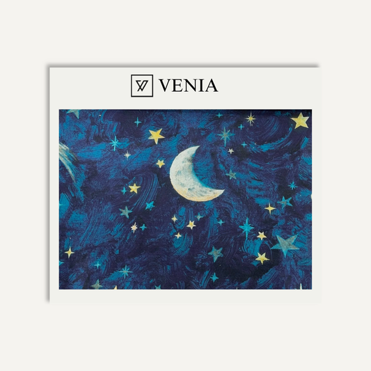 Starry Night Fabric – celestial printed curtain fabric | Venia Home