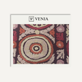 Sunburst Medallion Fabric Plum – medallion print curtain and upholstery fabric | Venia Home