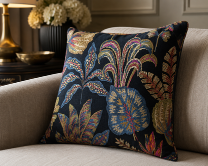 Tropic Garden Fabric – room setting | Venia Home