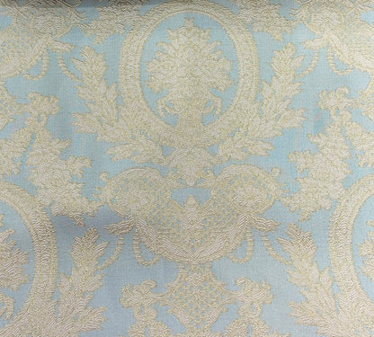 Versailles Fabric Blue – room setting | Venia Home