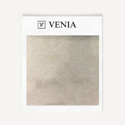 Versailles Fabric Champagne Gold – jacquard curtain and upholstery fabric | Venia Home