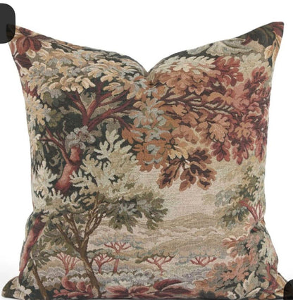Woodland Estate Fabric Russet – styled interior | Venia Home