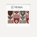 Ikat grid fabric I upholstery swatch by Venia Home