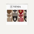 Ikat grid fabric III upholstery swatch by Venia Home