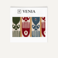 Ikat grid fabric IV upholstery swatch by Venia Home