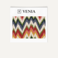 Irregular zigzag fabric II upholstery swatch by Venia Home
