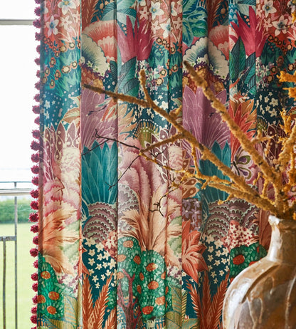 Texture of jungle pop fabric