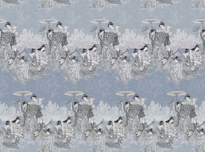 Close-up detail of Koto Japanese Shibui fabric II