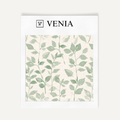 Sage leaf whisper upholstery fabric swatch by Venia Home