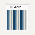 Multi stripe lineage upholstery fabric swatch by Venia Home