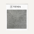 Grey loom chenille upholstery fabric swatch by Venia Home