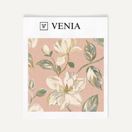 Magnolia Bloom Fabric – Blush