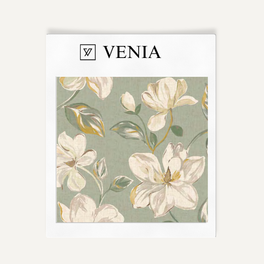 Magnolia Bloom Fabric – Sage