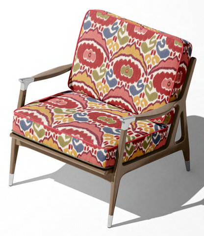 Texture of medallion motif fabric I