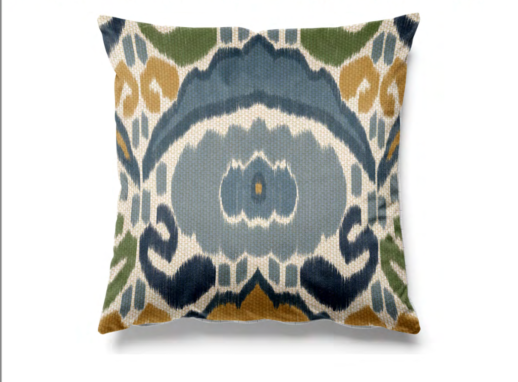 Close-up detail of medallion motif fabric III