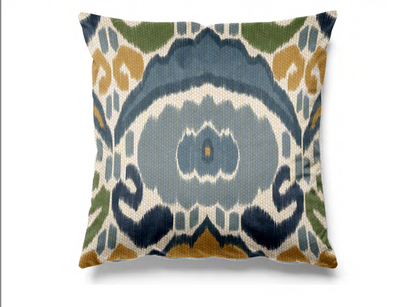 Close-up detail of medallion motif fabric III