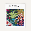 Midnight tropic upholstery fabric swatch by Venia Home