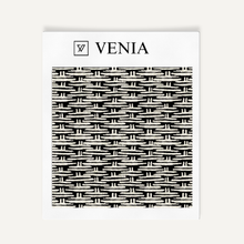 Mini Basket Fabric - Ivory with Black detail