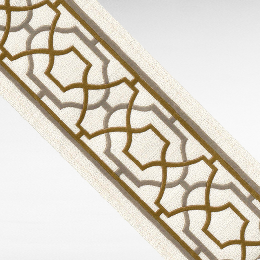 Designer border for a curtain