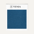 Azure blue modern luxe bouclé upholstery fabric swatch by Venia Home