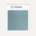 Baby blue modern luxe bouclé upholstery fabric swatch by Venia Home