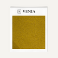Mustard yellow modern luxe bouclé upholstery fabric swatch by Venia Home