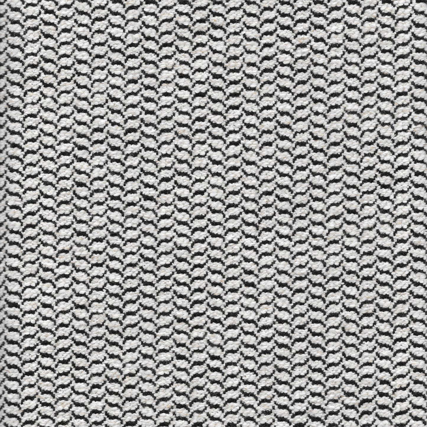 Monochrome ripple black and white fabric styled detail