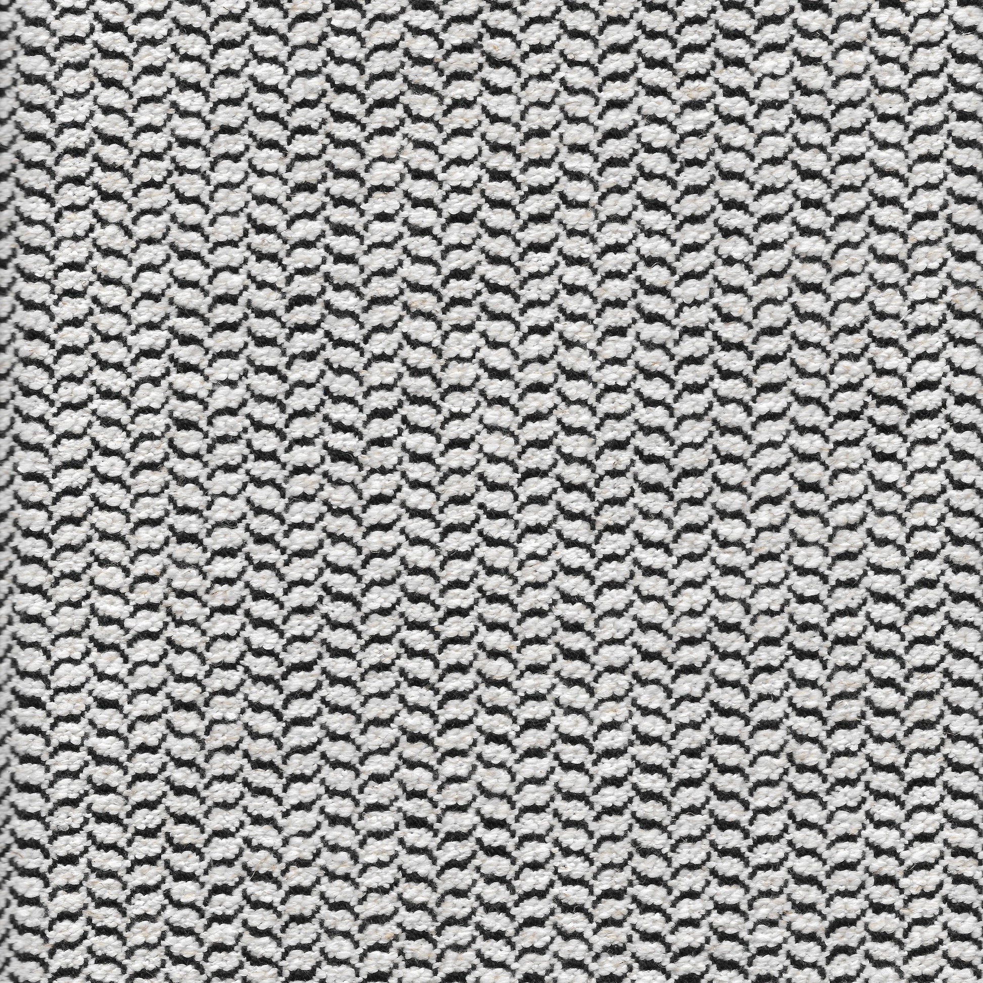 Monochrome ripple black and white fabric styled detail