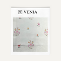 Moonveil pearl upholstery fabric swatch by Venia Home