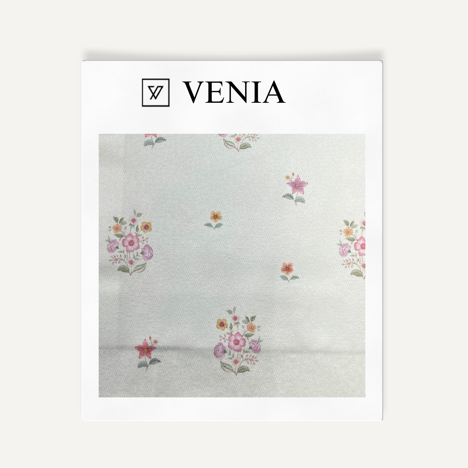 Moonveil pearl upholstery fabric swatch by Venia Home