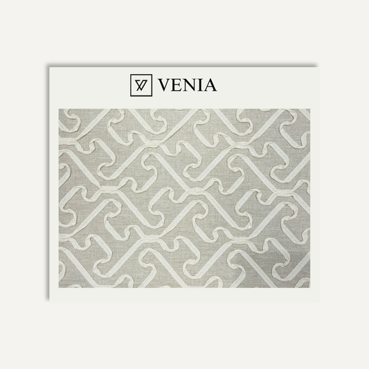 Morning maze upholstery fabric swatch by Venia Home