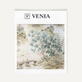 Noa Japanese Shibui upholstery fabric swatch by Venia Home
