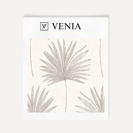 Palm Vista Fabric – Charcoal