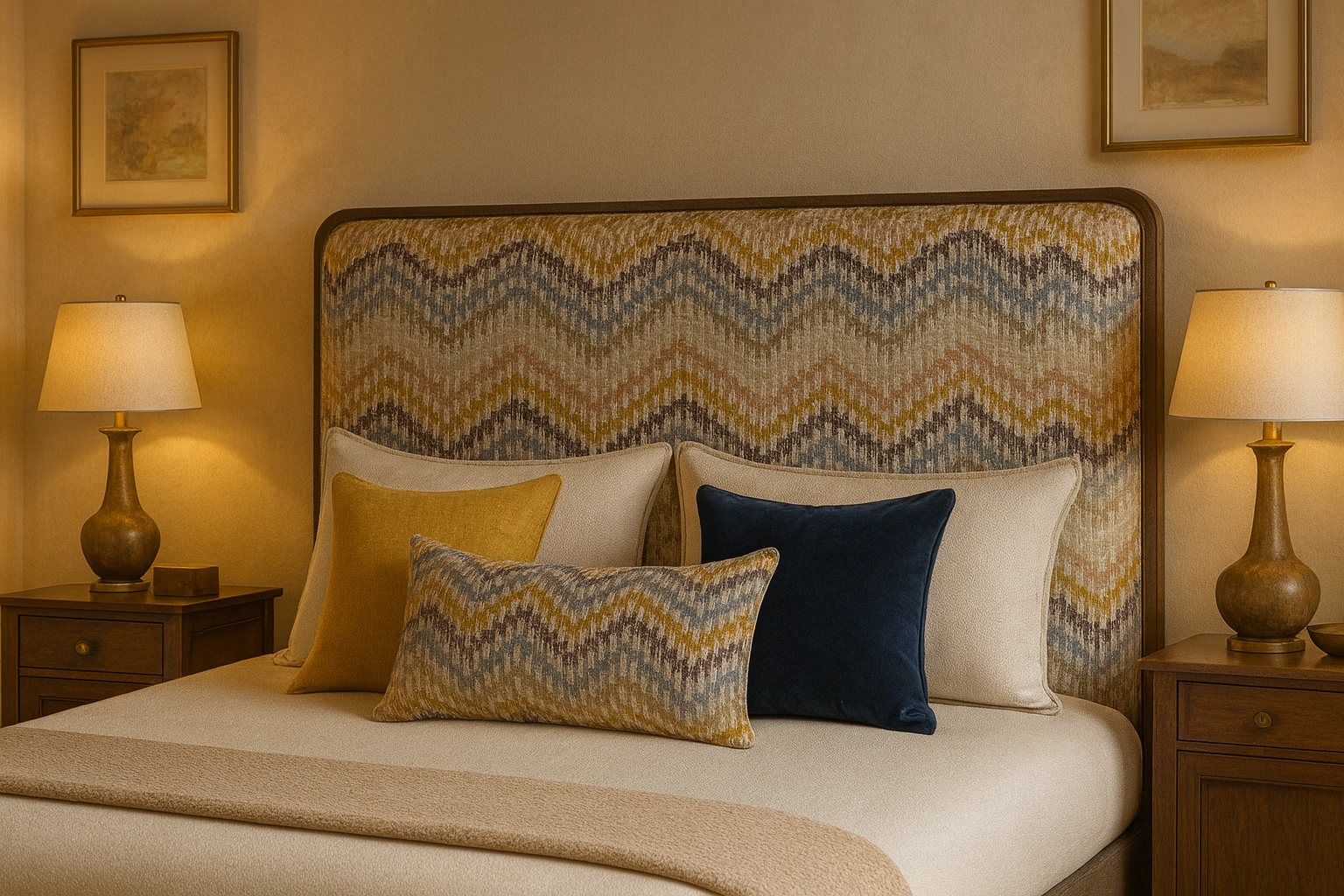 Dune tone pattern play fabric styled detail