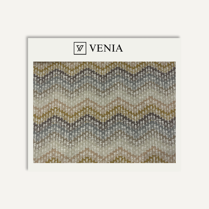 Dune tone pattern play upholstery fabric swatch by Venia Home