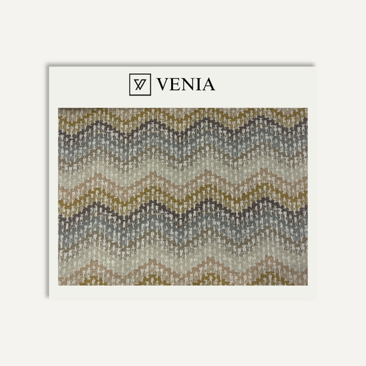 Dune tone pattern play upholstery fabric swatch by Venia Home