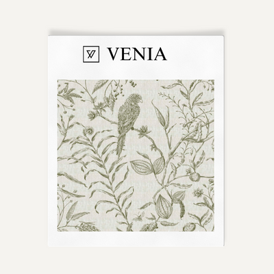 Perch & Plume Fabric - Olive Green