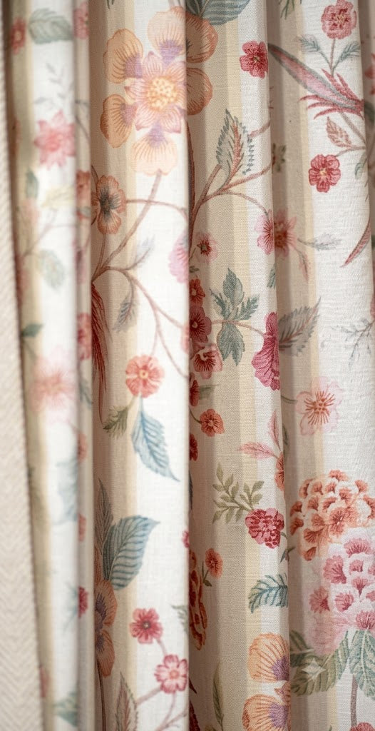 Petal song fabric floral detail