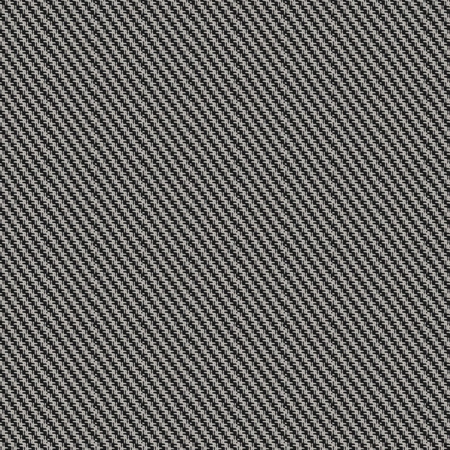 Close-up detail of pixel houndstooth black and white fabric