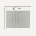 Pearl plush ridges faux fur upholstery fabric swatch by Venia Home