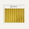 Topaz plush ridges faux fur upholstery fabric swatch by Venia Home